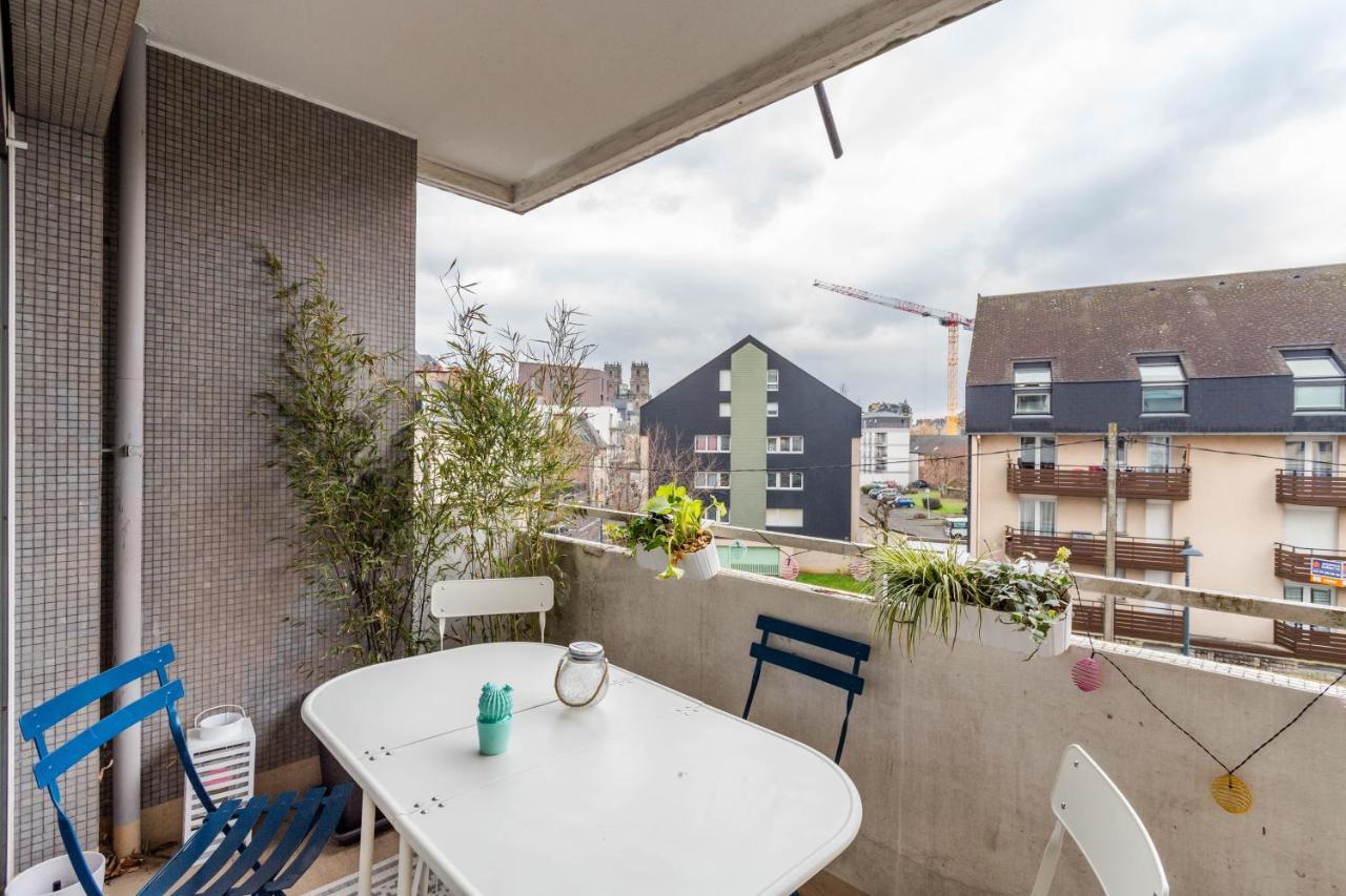 Rosa, Confortable 2 Chambres Avec Parking Dans Le Centre Rennes Ngoại thất bức ảnh