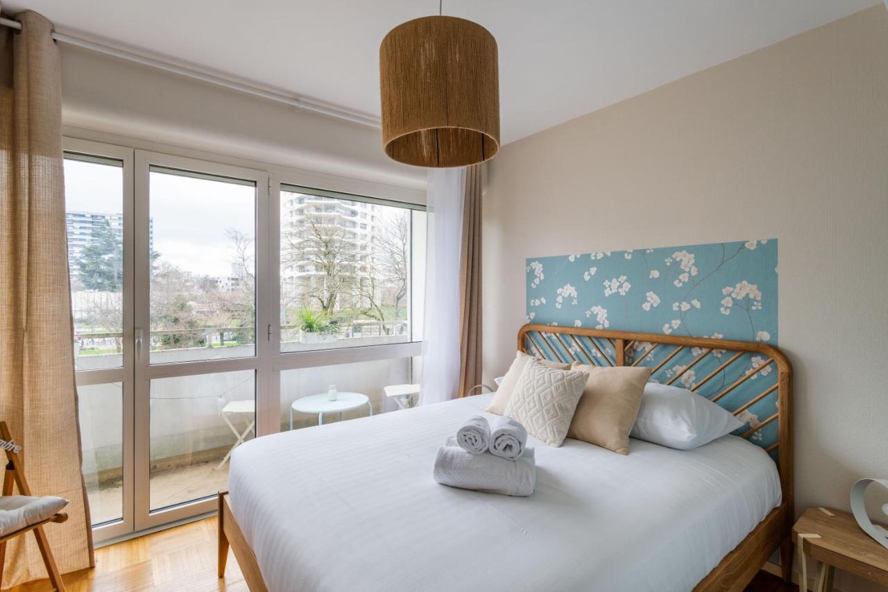 Rosa, Confortable 2 Chambres Avec Parking Dans Le Centre Rennes Ngoại thất bức ảnh