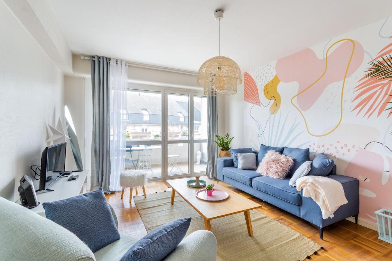 Rosa, Confortable 2 Chambres Avec Parking Dans Le Centre Rennes Ngoại thất bức ảnh